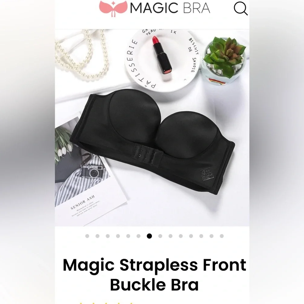 Magic Bra in black, Size 34A. NWOT. Get Rid of Annoying & Ugly Bra Lines. - Picture 1 of 6